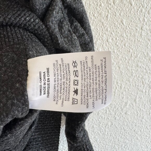 Nike Tech Pack Oversized S Flannel Bomber Jacket Long Coat Therma-Fit Zip Gray - Picture 5 of 5